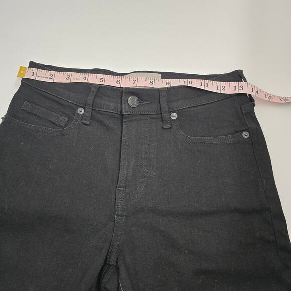 Everlane Mid Rise Skinny Jeans Black Size 27 Ankle Stretch Denim EUC - Picture 8 of 11